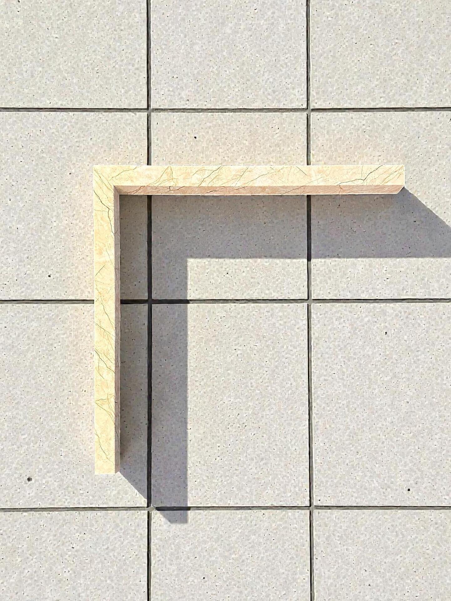 PVC праг Synchro за параван SK-S-004/ SK-S-078– 90×90×5,5 см, беж